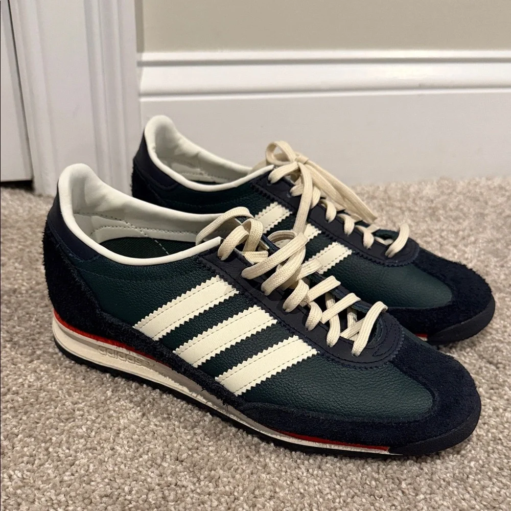 Adidas SL 72 OG Mineral Green/Off White Womens Sz 7 - Picture 1 of 12